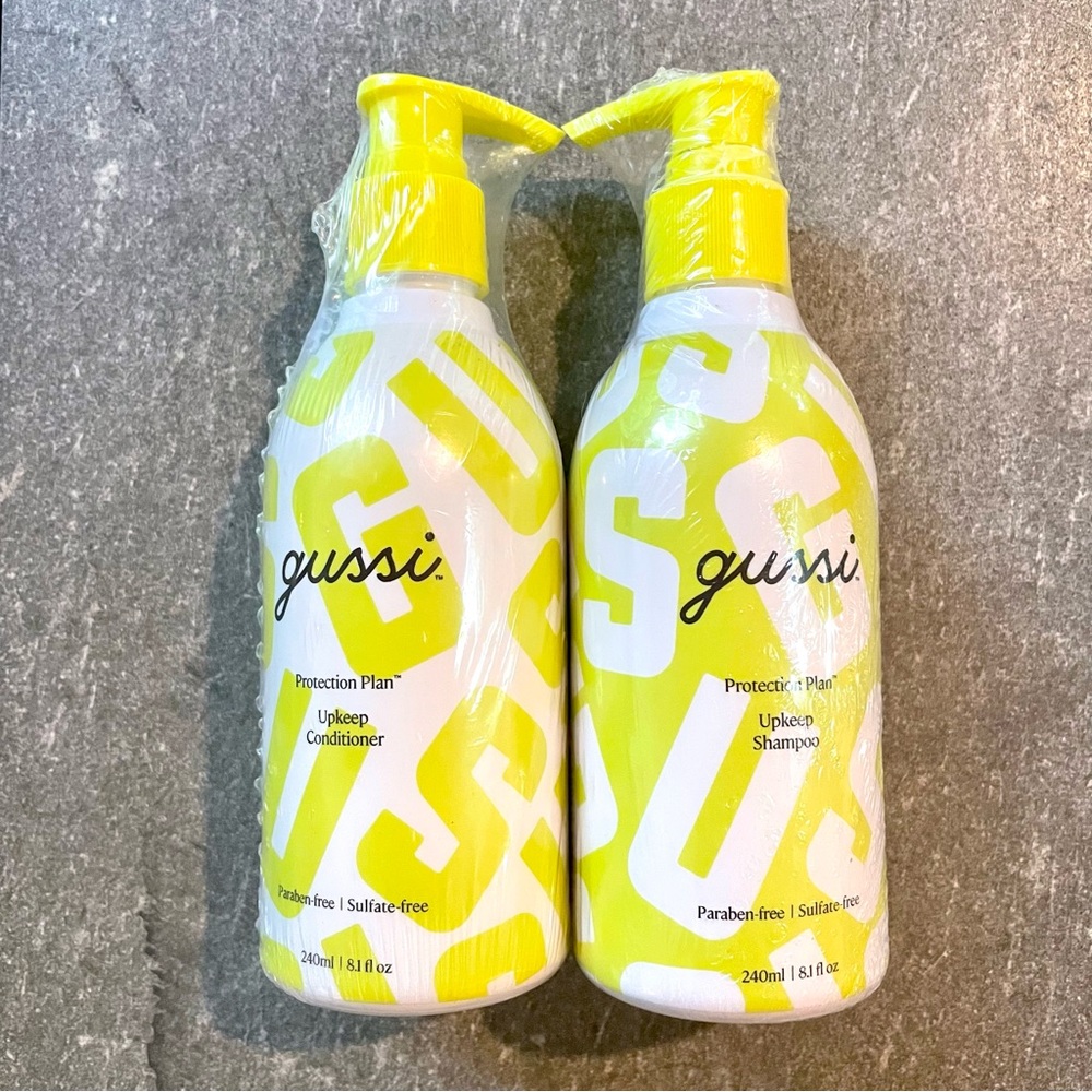 NWT Gussi Shampoo and Conditioner Protection Plan Upkeep Set
